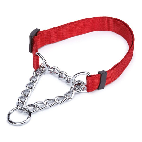 GG Martingale Collar 16-24in Red
