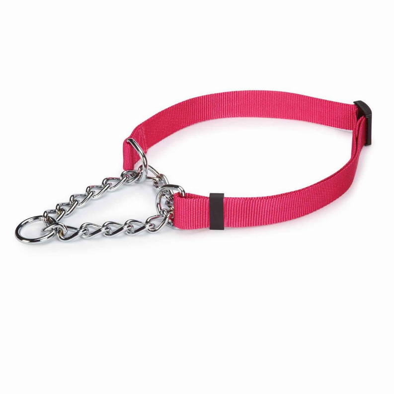 GG Martingale Collar 22-34in Pink