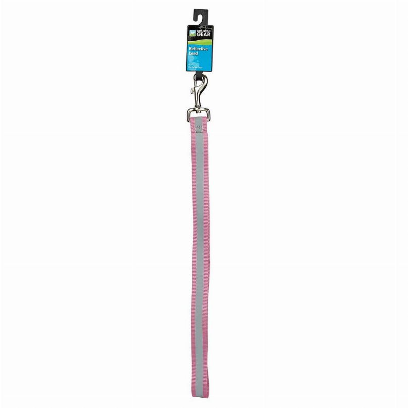 GG Reflective Lead 4ftx5/8in Pink