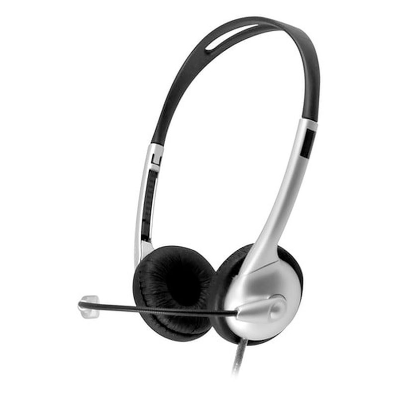 MACH-1 Multimedia USB Headset - Steel Reinforced Gooseneck Mic and In-Line Volume