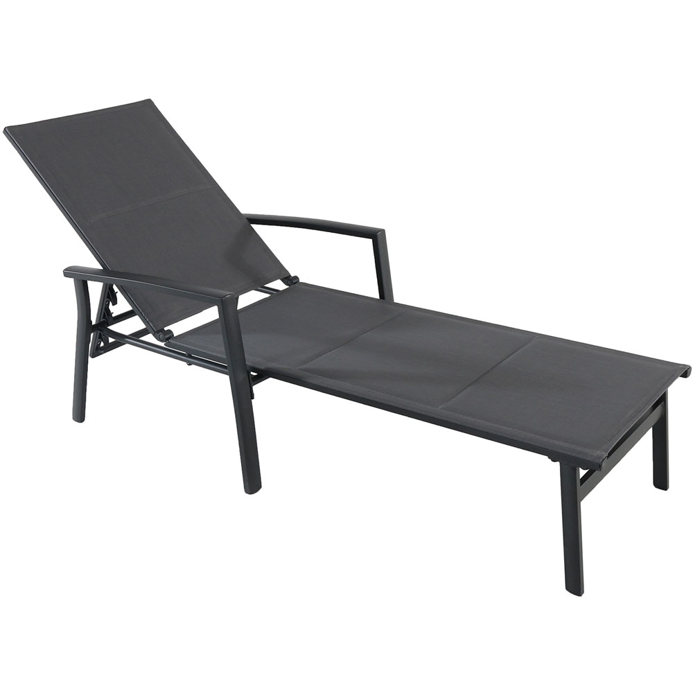 Aluminum Padded Sling Chaise Lounge