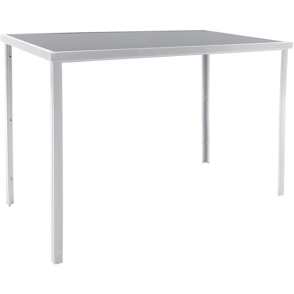 Naples Aluminum Glass Bar Table