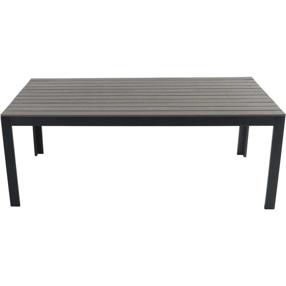 Tucson Aluminum Faux Wood Top Table