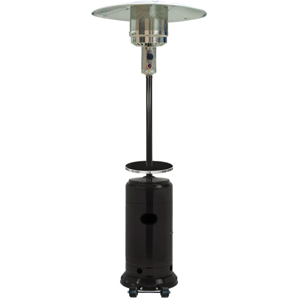 Steel Umbrella patio heater, 7' tall, propane, 48,000 BTU