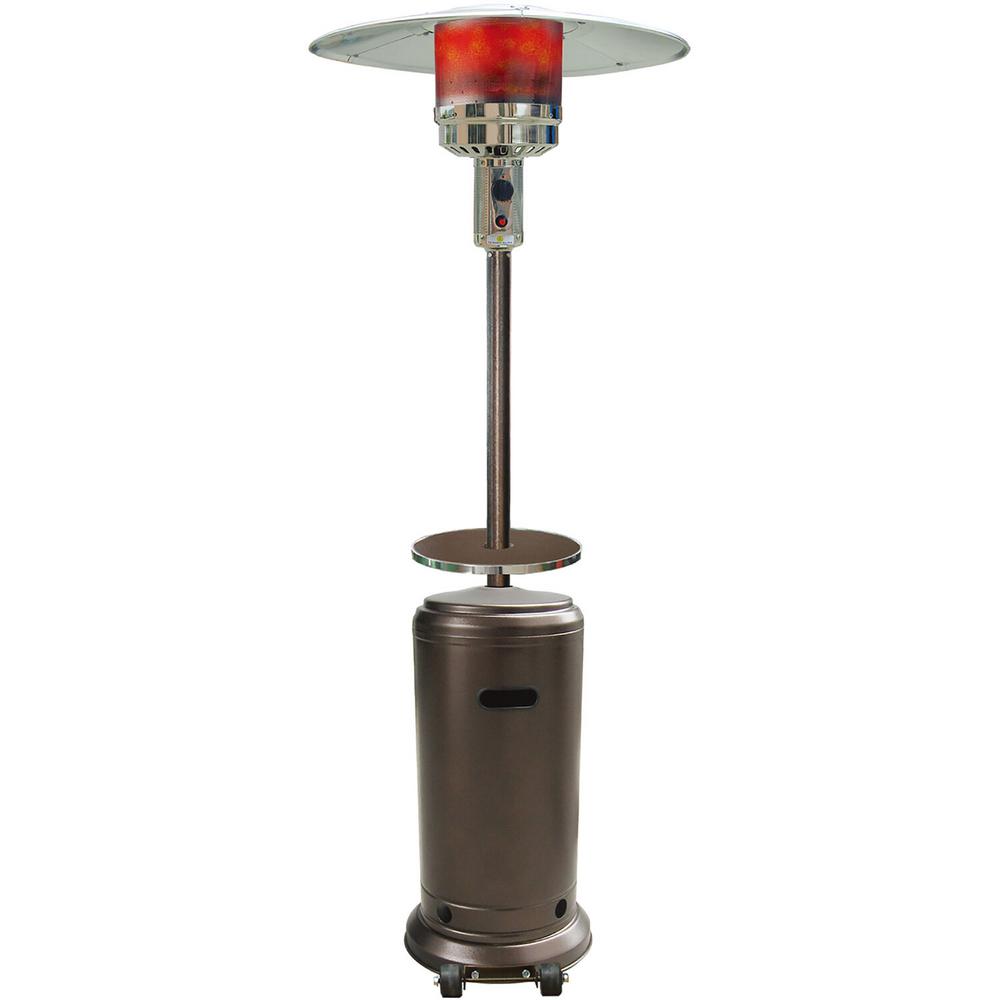 Steel Umbrella Patio Heater, 7' tall, Propane, 48,000 BTU