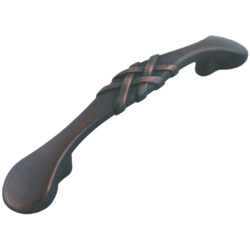 16-1022 3 In. Cc Oil Rubbed Bronze Basket Weave Pull