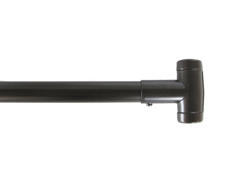 16-2507 Classic Bronze Adjustable Curved Shower Rod