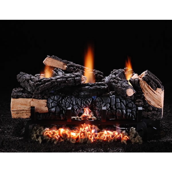 24" Cumberland Char Vent-Free Liquid Propane Log Set with Manual Valve - ETCC24P1G