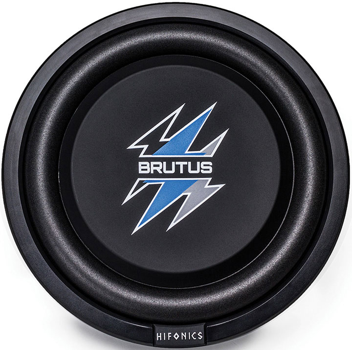 Hifonics 12" Brutus Series Shallow Subwoofer 500W Max 4 Ohm DVC