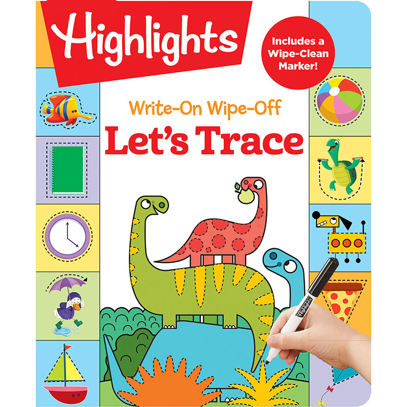 Let's Trace Write-On Wipe-Off Fun to Learn Activity Book