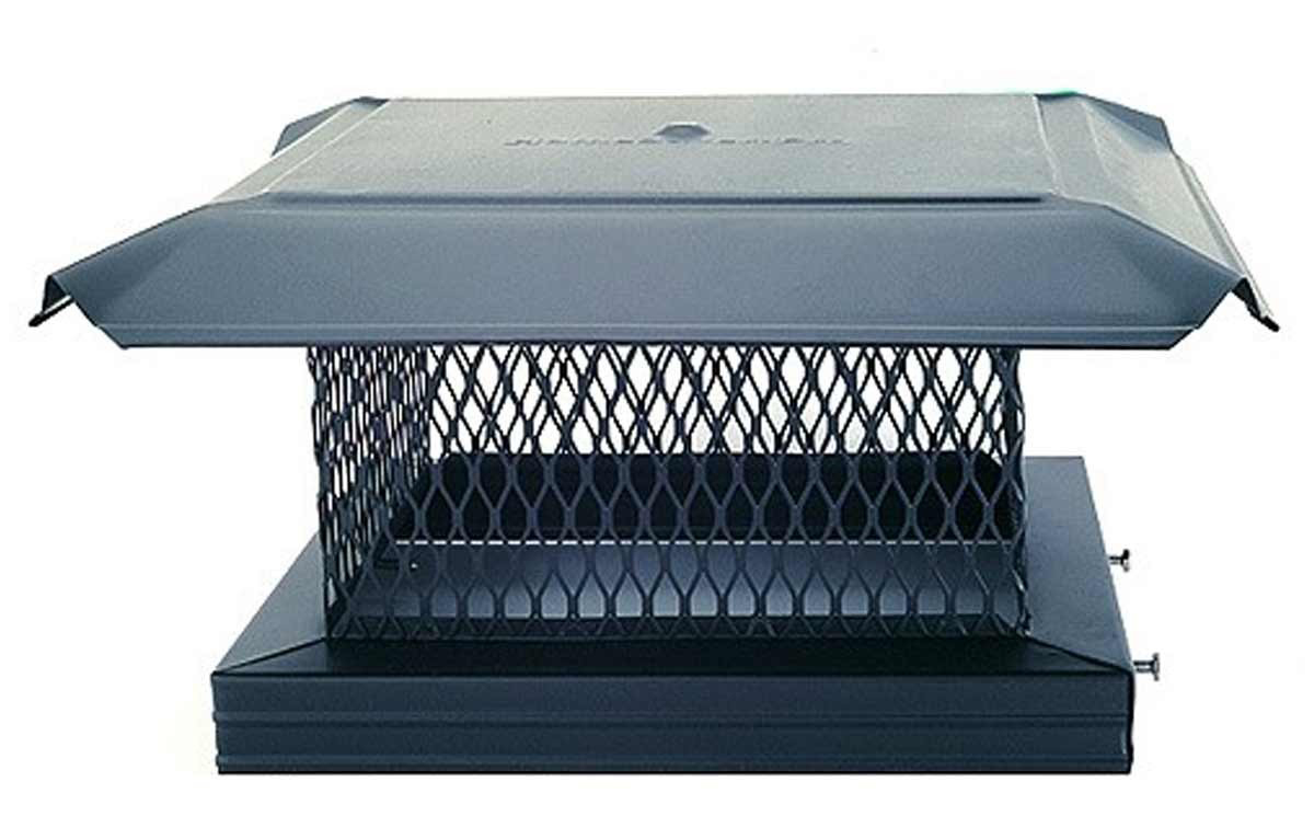 13" X 17" Homesaver Pro Black Cap, 3/4", 18-Ga, 8" High Mesh, 24-Ga Lid