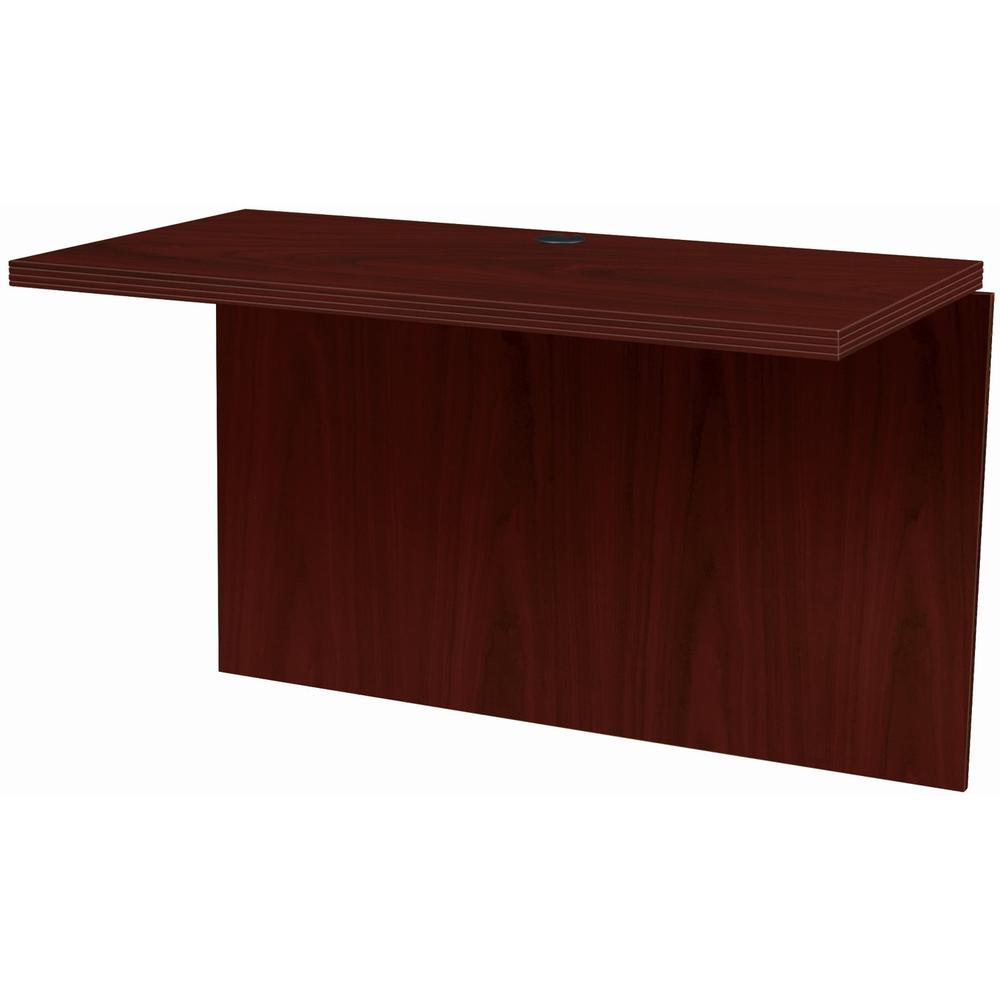 HON Valido H11570 Bridge - 47" x 24" x 29.5" - Ribbon Edge - Finish: Mahogany