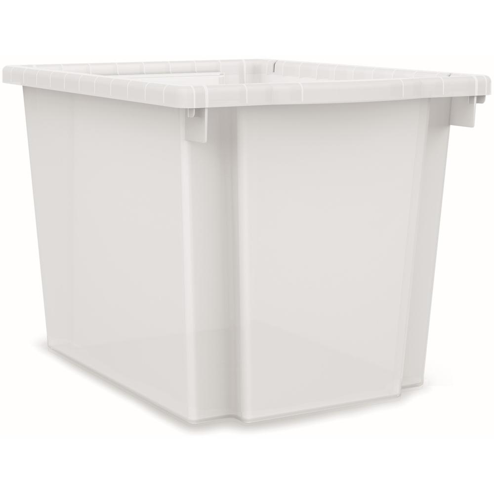 HON Flagship Storage Tray Kit | 2 Bins/4 Rails | 12"H - 2 x Bin, 4 x Rail - 12" Height - Handle