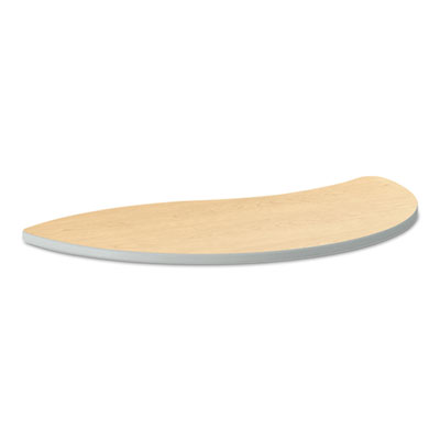 HON Build Series Wisp Shape Tabletop - Wisp Top x 54" Width x 30" Depth - Natural Maple