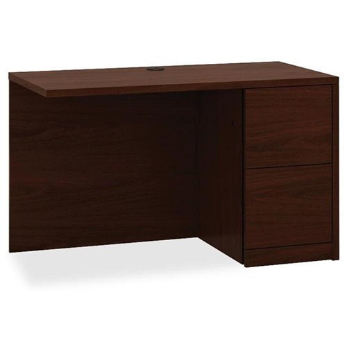 HON 10500 H105905R Return - 48" x 24" x 29.5" - 2 x File Drawer(s) - Flat Edge - Finish: Mahogany