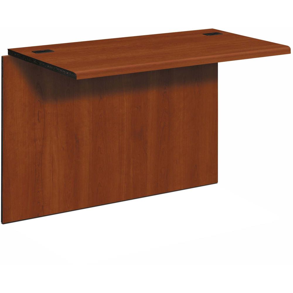 HON 10500 H10760 Bridge - 42" x 24" x 29.5" - Waterfall Edge - Finish: Cognac