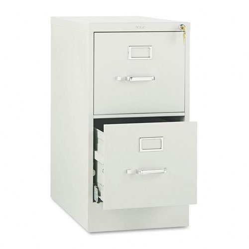 HON 510 H512 Vertical Column - 15" x 25" x 29" - 2 Drawer(s) - Finish: Light Gray