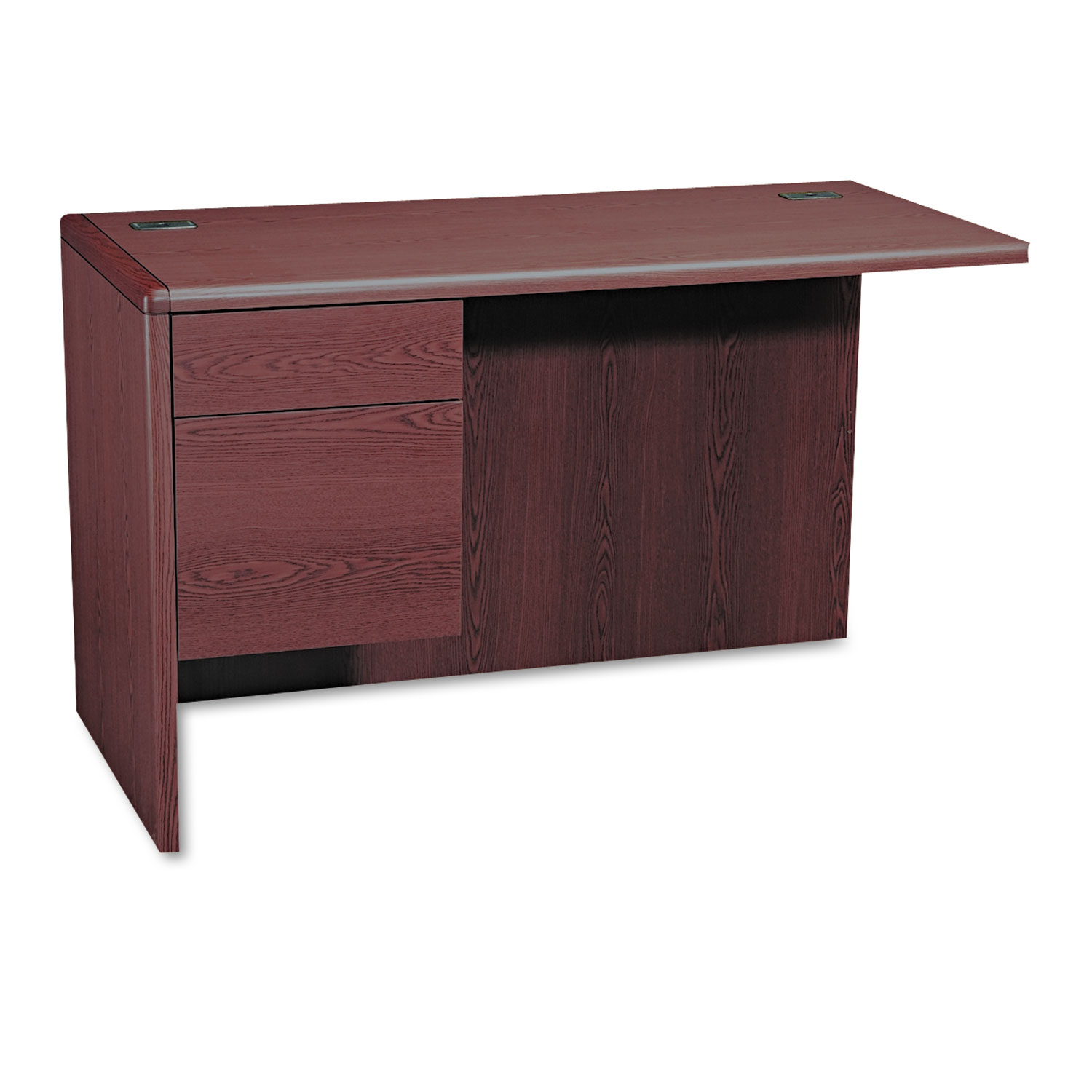 HON 10700 H10716L Return - 48" x 24" x 29.5" - 2 x Box, File Drawer(s) - Waterfall Edge