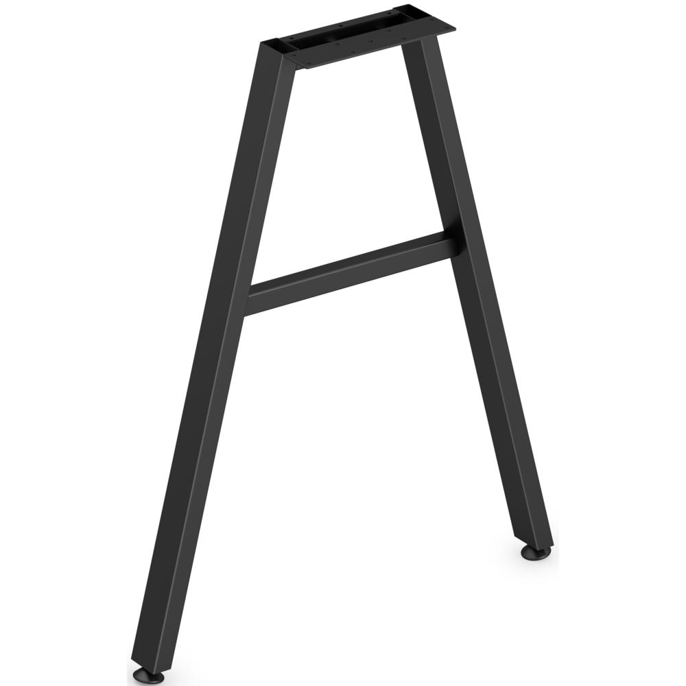 HON Mod HLPLLEG24A Worksurface A-Leg - 24" - Finish: Black