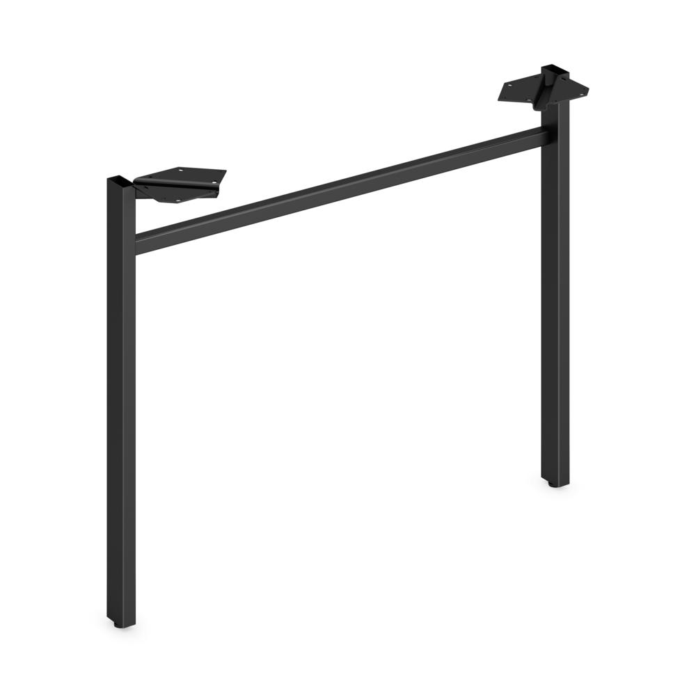 HON Mod HLPLLEG30U Worksurface U-Leg - 30" - Finish: Black