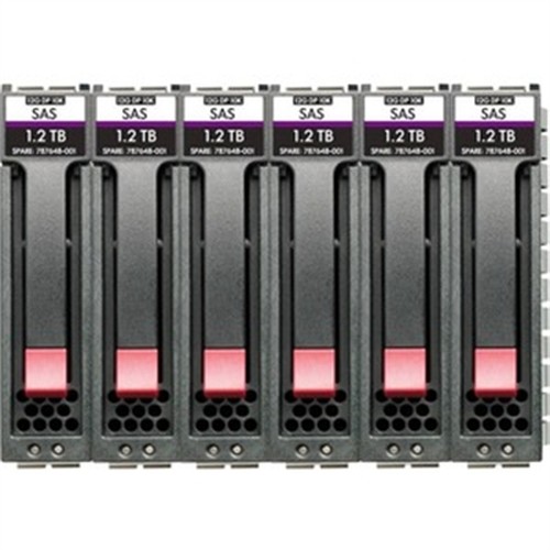 MSA 7.2TB SAS 10K SFF M2 6pk H