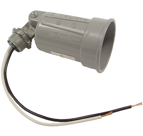 5606-0 Gray Single Lampholder