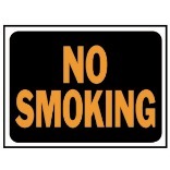 3013 9X12 No Smoking Plastic Sign