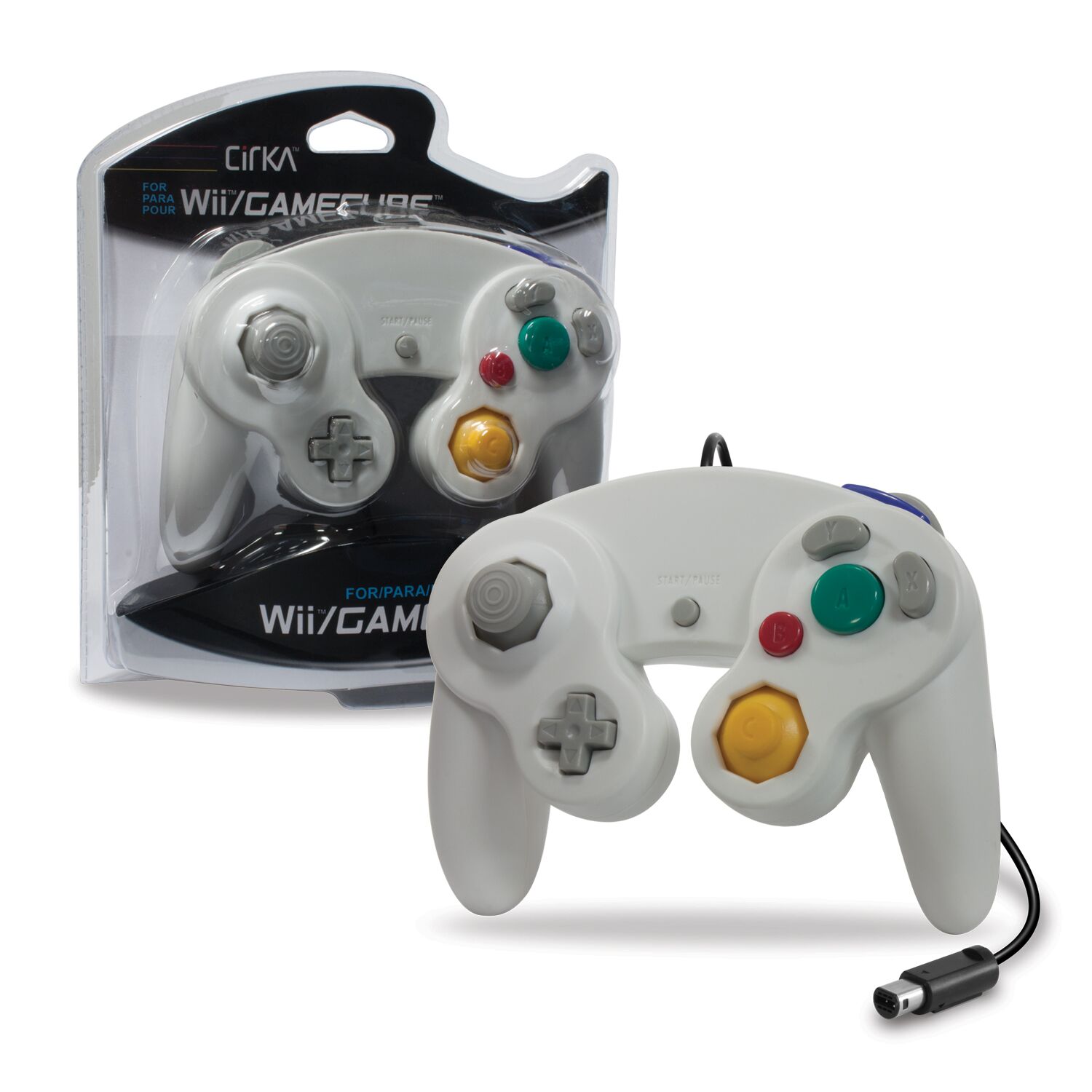 Cirka M05819-WH White Wii And Gamecube Controller