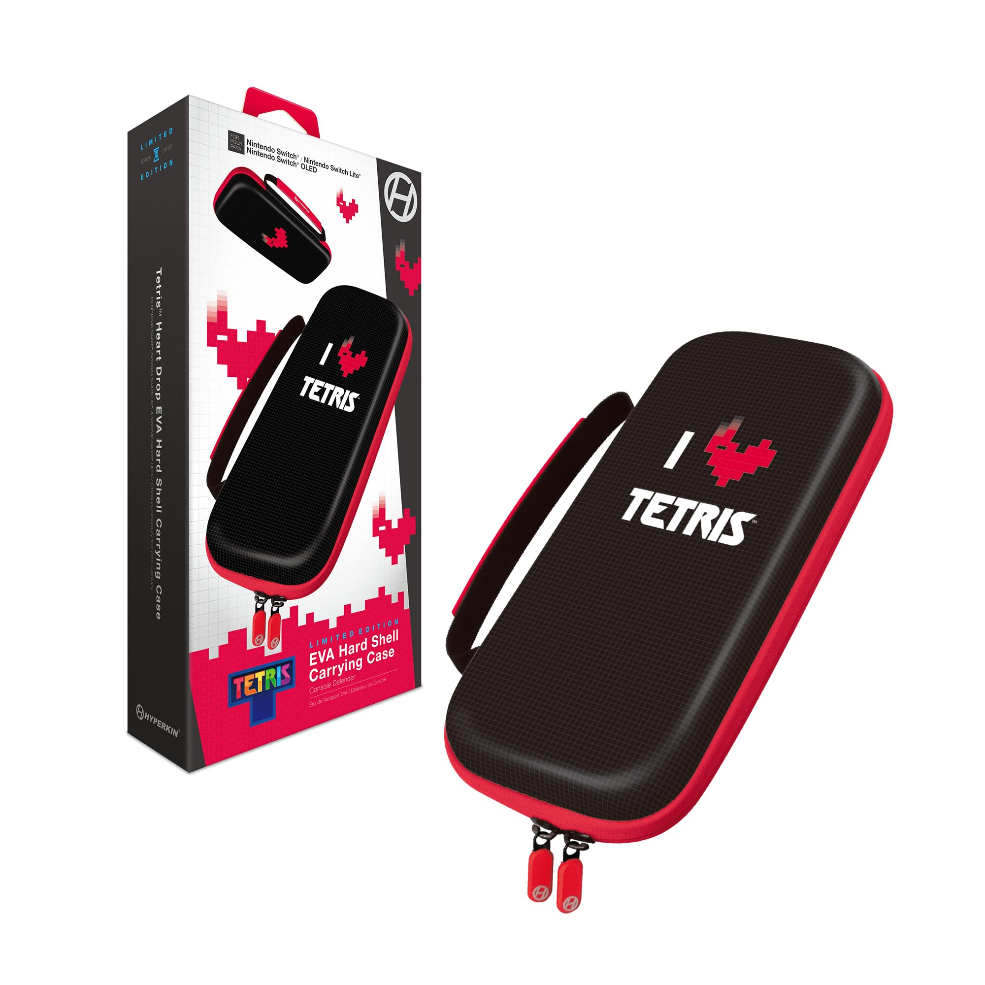 HYPERKIN M07541-TEHD HEART DROP EVA HARD SHELL CARRYING CASE