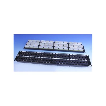 48 Port Cat6 Patch Panel W/ Lacing Bar