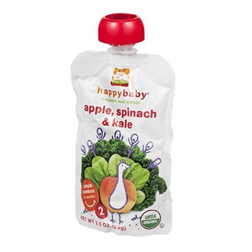 Happy Baby Organic Apple Spinach Kale Baby Food (16x35 OZ)