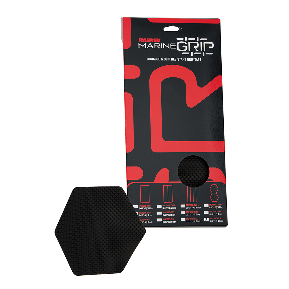 Harken Marine Grip Tape - Honeycomb - Black - 12 Pieces