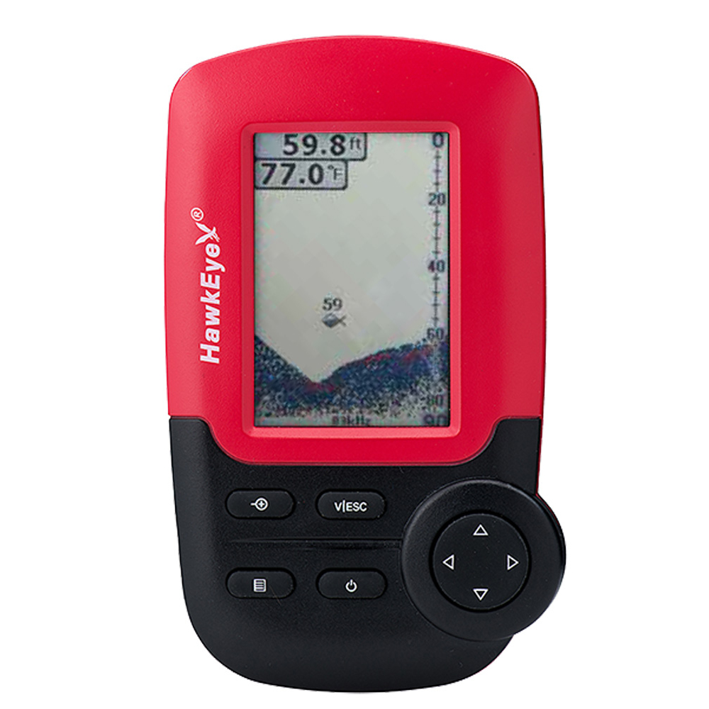 HawkEye FishTrax 1C Handheld Fish Finder w/HD Color VirtuView Display