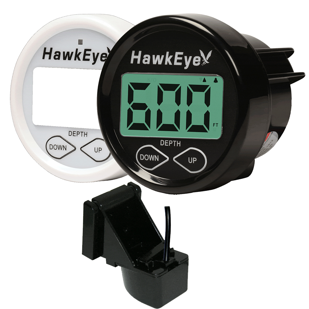 HawkEye DepthTrax 2B In-Dash Digital Depth Gauge - TM/In-Hull