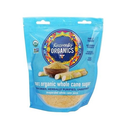 Heavenly Organics 100% Organic Whole Cane Sugar (6x20 OZ)