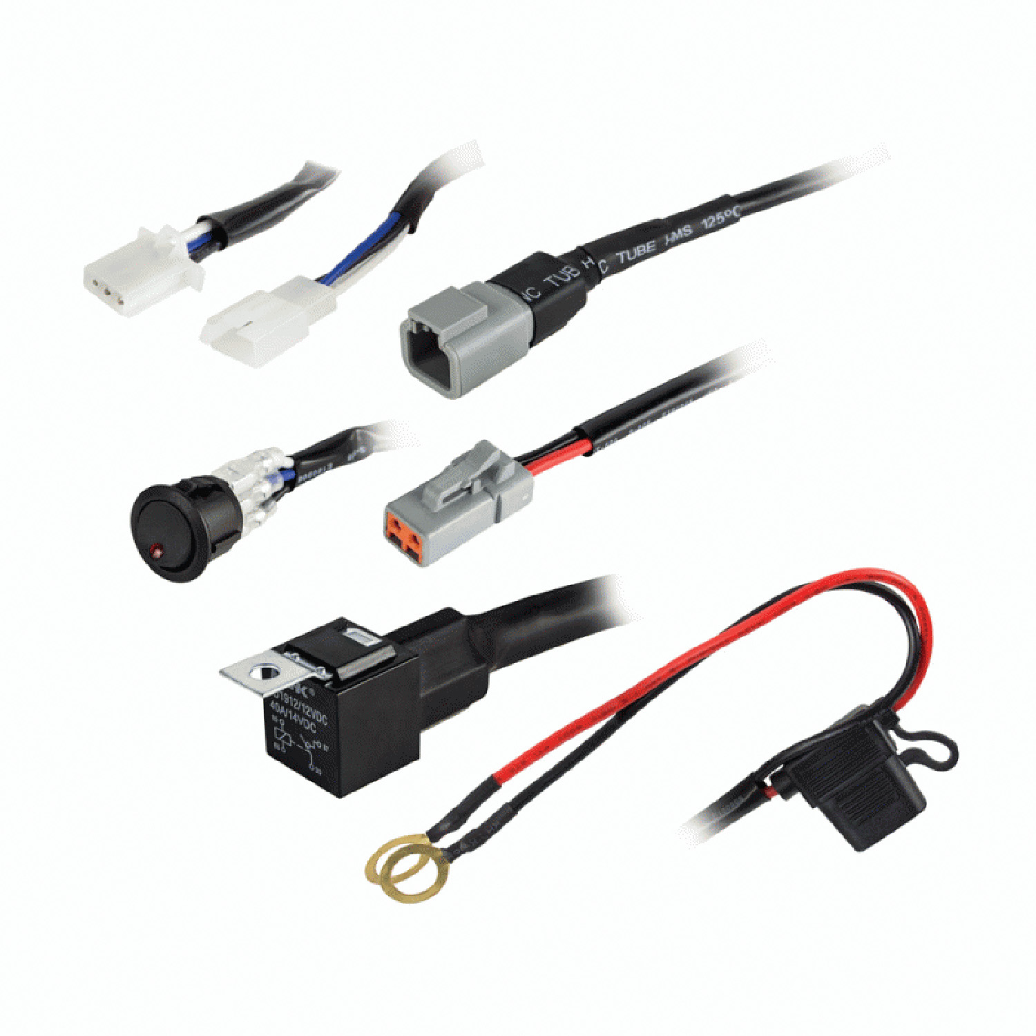 Heise- 1Lamp Atp Wiring Harnes And Switch Kit