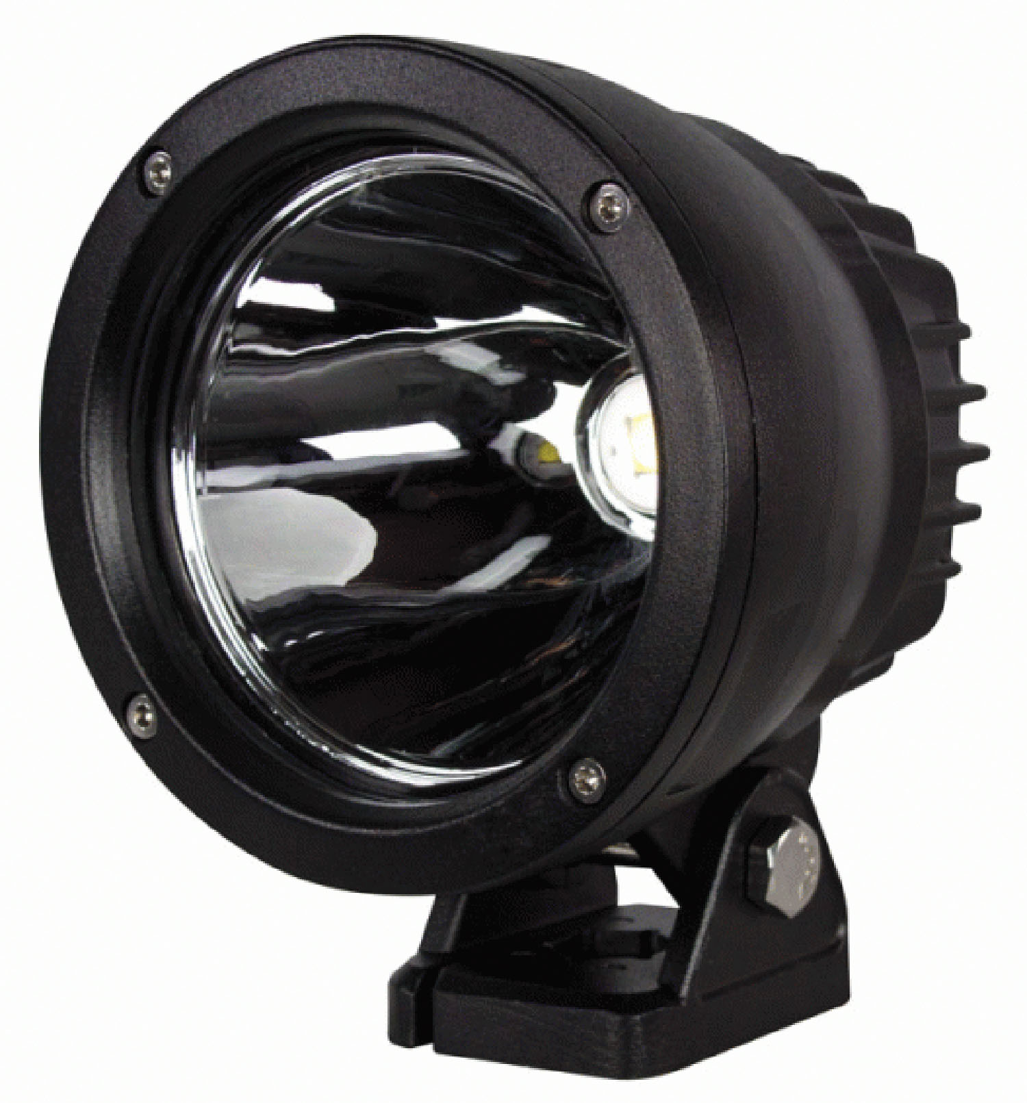 Heise - 4.50 Inch 10-30 Volt Dc 25 Watt (1-25W Cree Led) Round Work Light With 25 Degree Spot