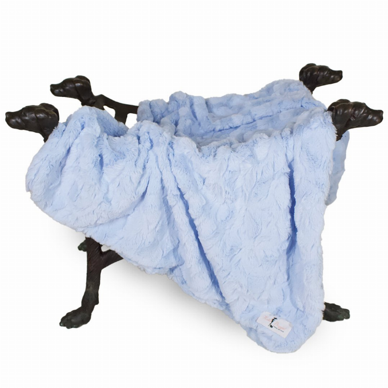 Bella Dog Blanket - Throw Baby Blue