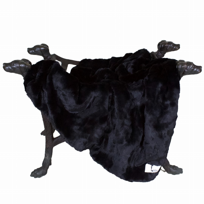 Bella Dog Blanket - Small Black