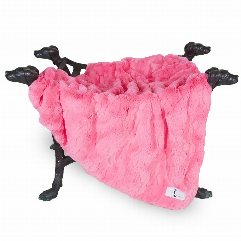 Bella Dog Blanket - Large Fuchsia