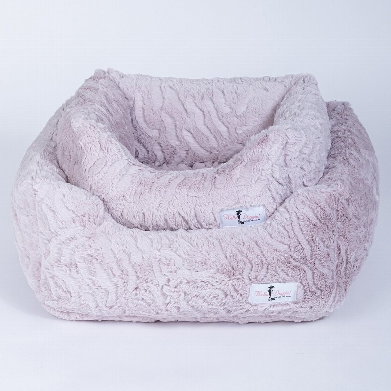 Cuddle Dog Bed - Small Pink Ice