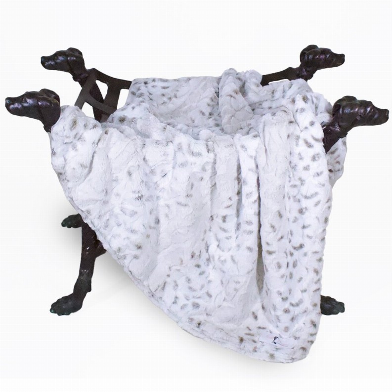 Deluxe Dog Blanket - Small Pearl Leo