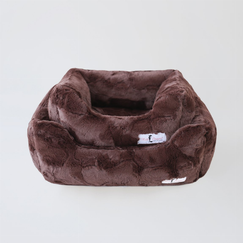 Luxe Dog Bed - Small Chocolate