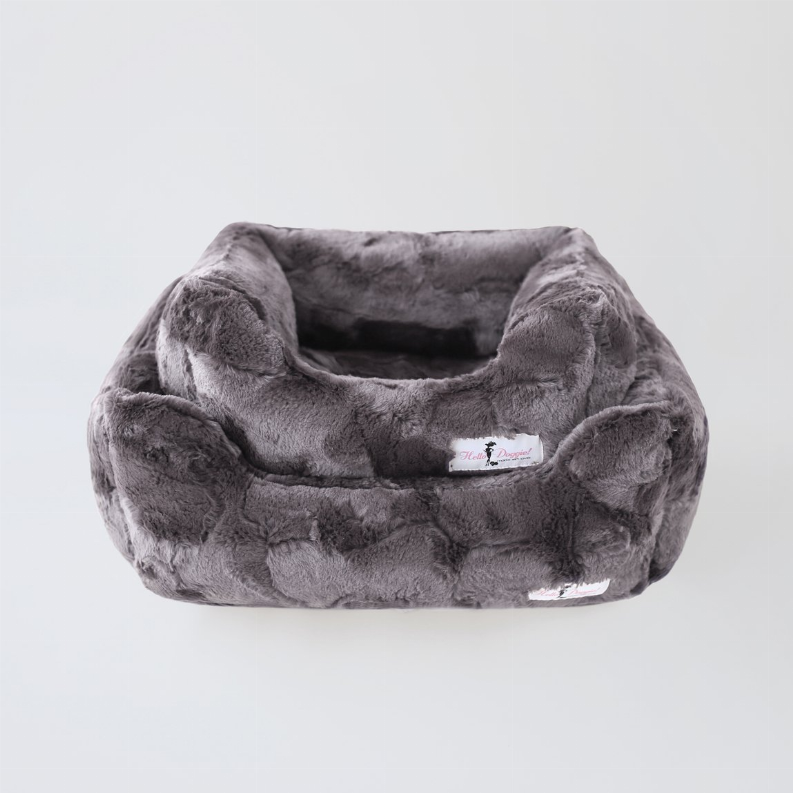 Luxe Dog Bed - Large Pewter