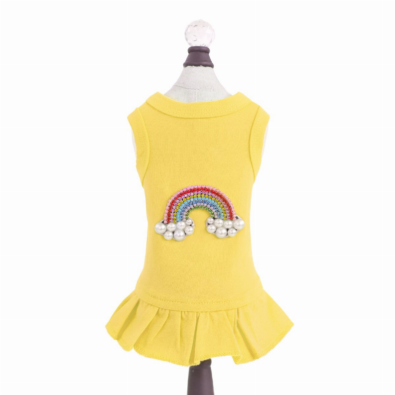 Rainbow Dress - XS Yellow