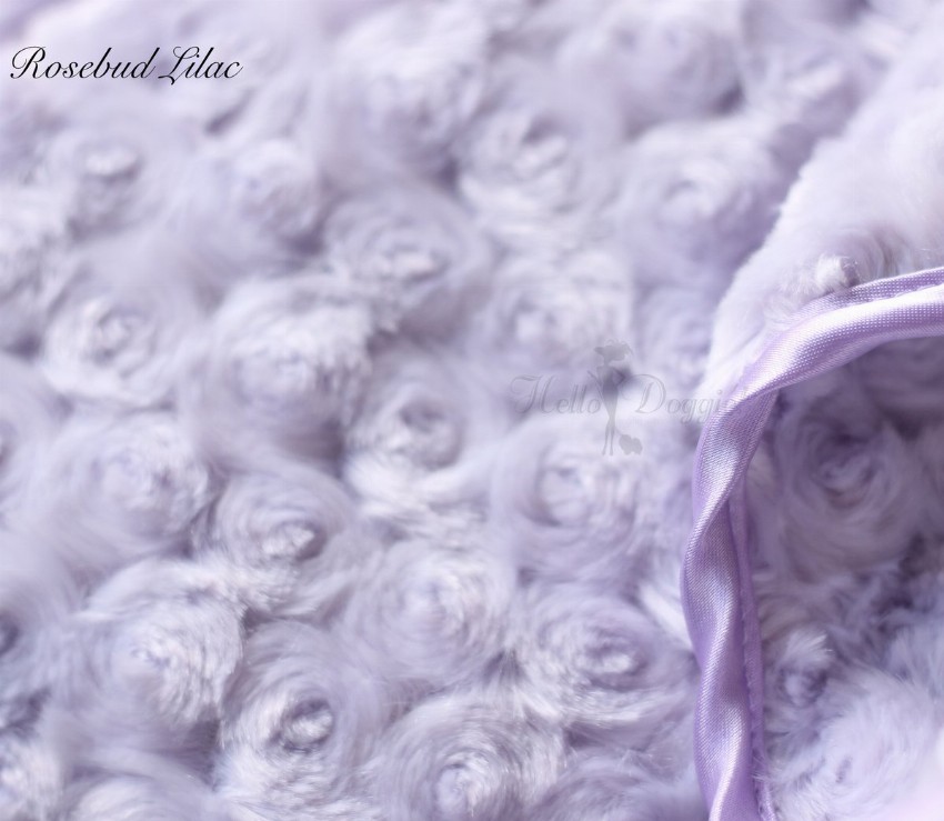 Rosebud Dog Blanket - Throw Lilac