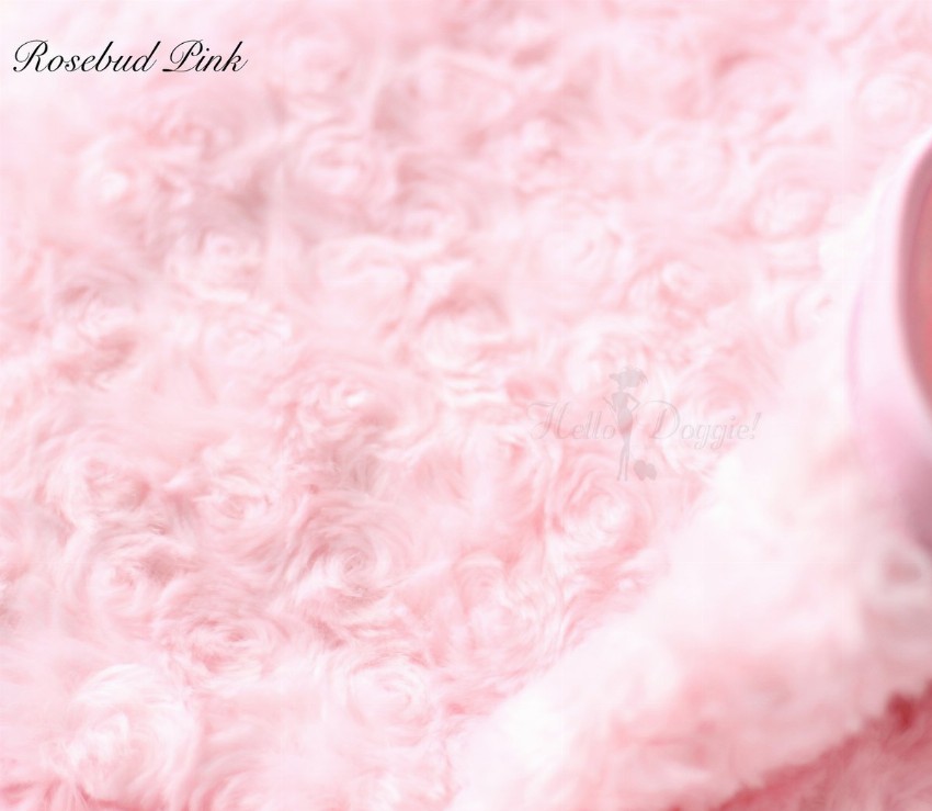 Rosebud Dog Blanket - Large Pink