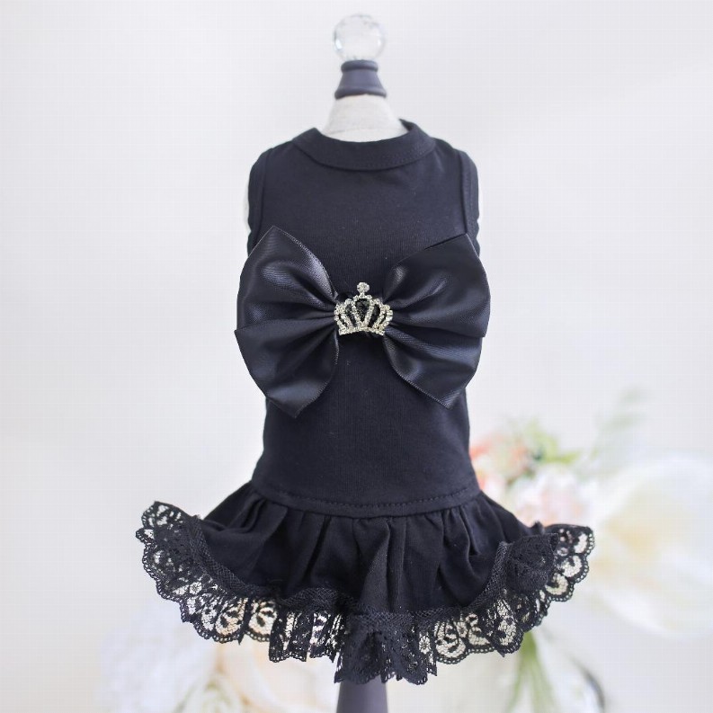 Royal Princess Dress - Small Black
