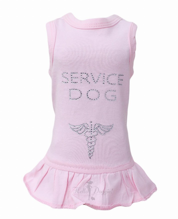 Service Dog Dress - XS Pink