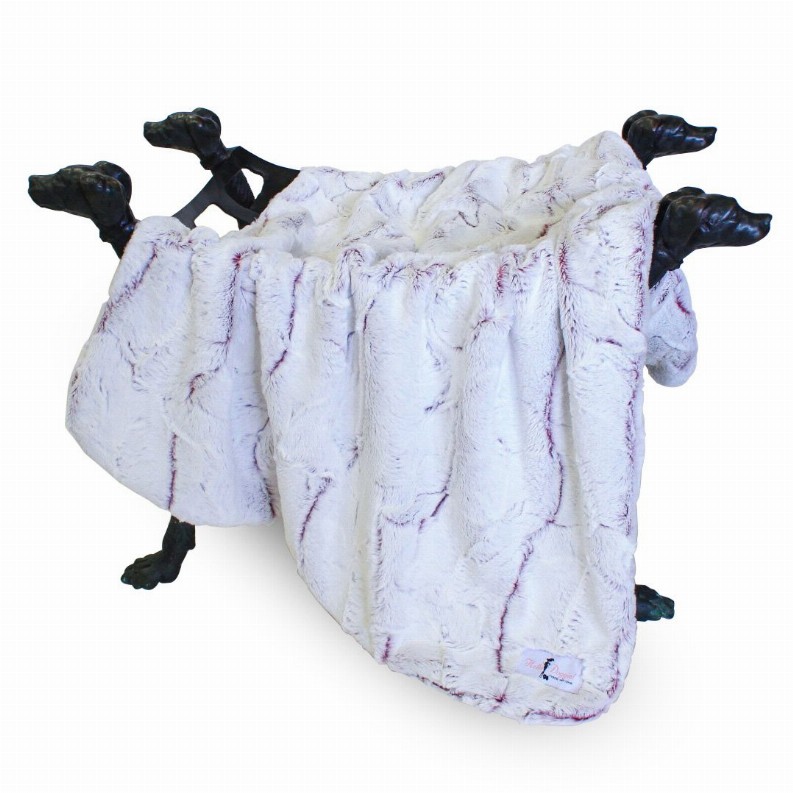 Whisper Dog Blanket - Throw Orchid